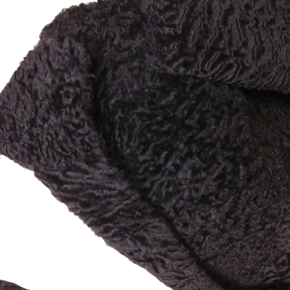 Genuine Persian Lamb Cropped 3/4 Sleeve Jacket- Sz. Med - Picture 3 of 14